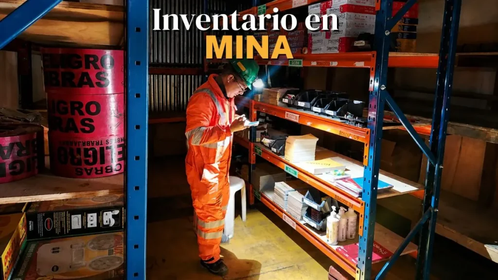 Toma de inventario de existencias en almacenes de mina